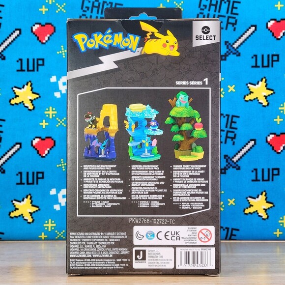 Pokemon Applin & Bulbasaur 7" Select Summer Forest Environment Display Pack New - Picture 4 of 10